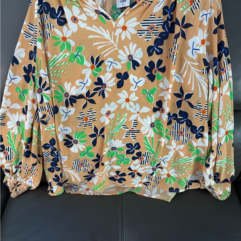 Cabi Floral Print Women's Top